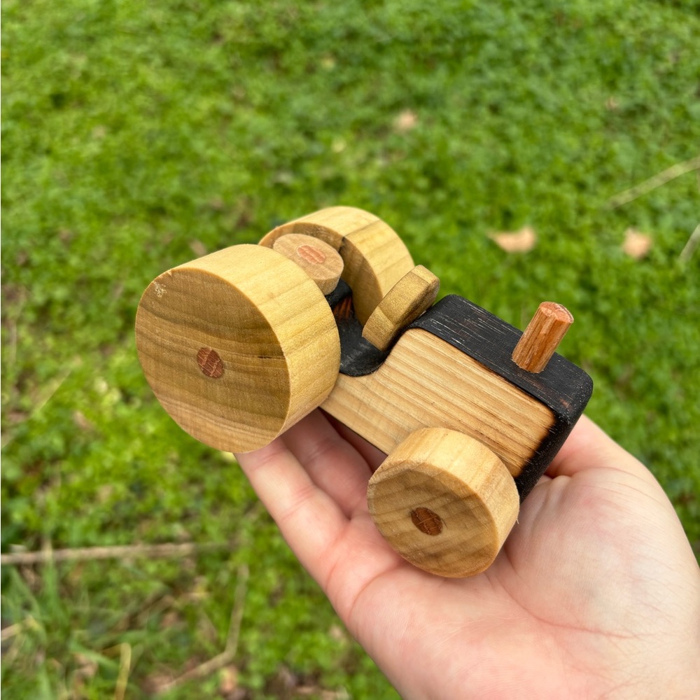 Wooden Toy Tractor